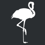 motif flamant rose