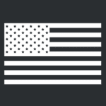 motif drapeau USA ondule