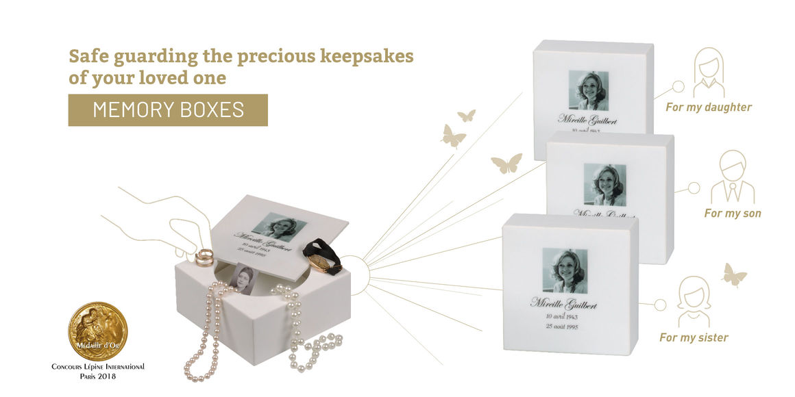 Memory Boxes : Safe guarding the precious keeptakes of your loved one